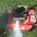 Why is my 4 stroke lawn mower smoking?