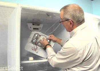 Where is the defrost timer on a whirlpool?