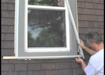 How do you install J channel on existing vinyl siding?