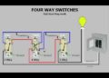 How does a 4 way switch work diagram?