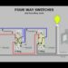 How does a 4 way switch work diagram?