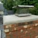 How thick should a chimney crown be?
