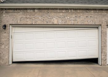 Why is my garage door sagging?