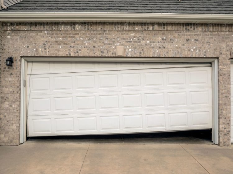 Why is my garage door sagging?