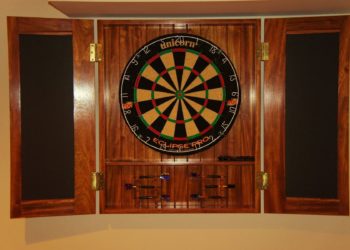 what are dart boards made out of