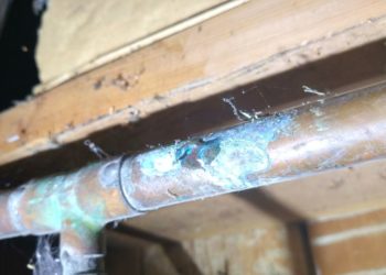 How do you prevent pinhole leaks in copper pipes?