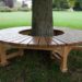 building a bench around a tree