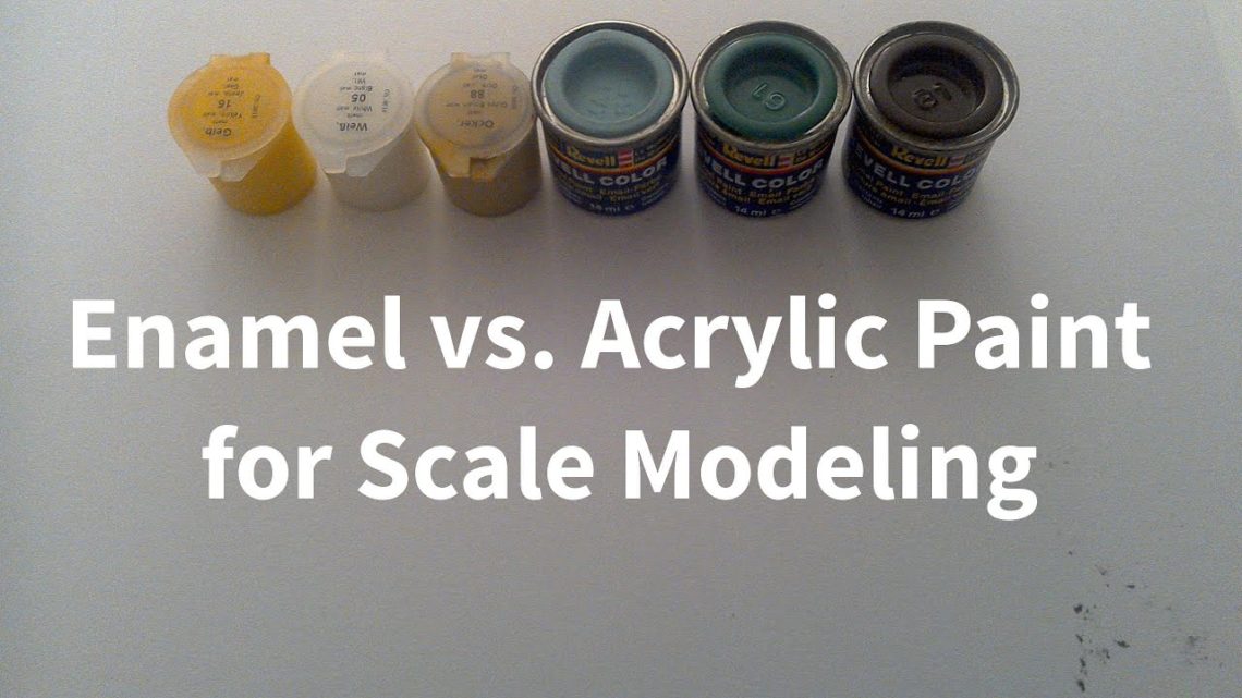 What is acrylic enamel spray paint?