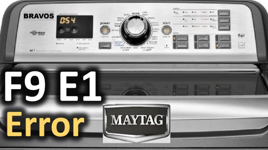 What is e1 error in washing machine?
