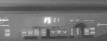 whirlpool electric stove error codes