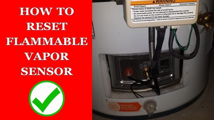 reset flammable vapor sensor lockout