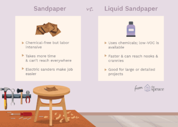 How do you use liquid sander Deglosser on furniture?