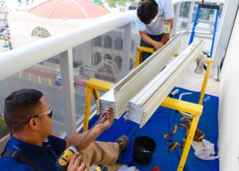 How do you lubricate hurricane shutters?