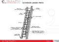 parts of an extension ladder