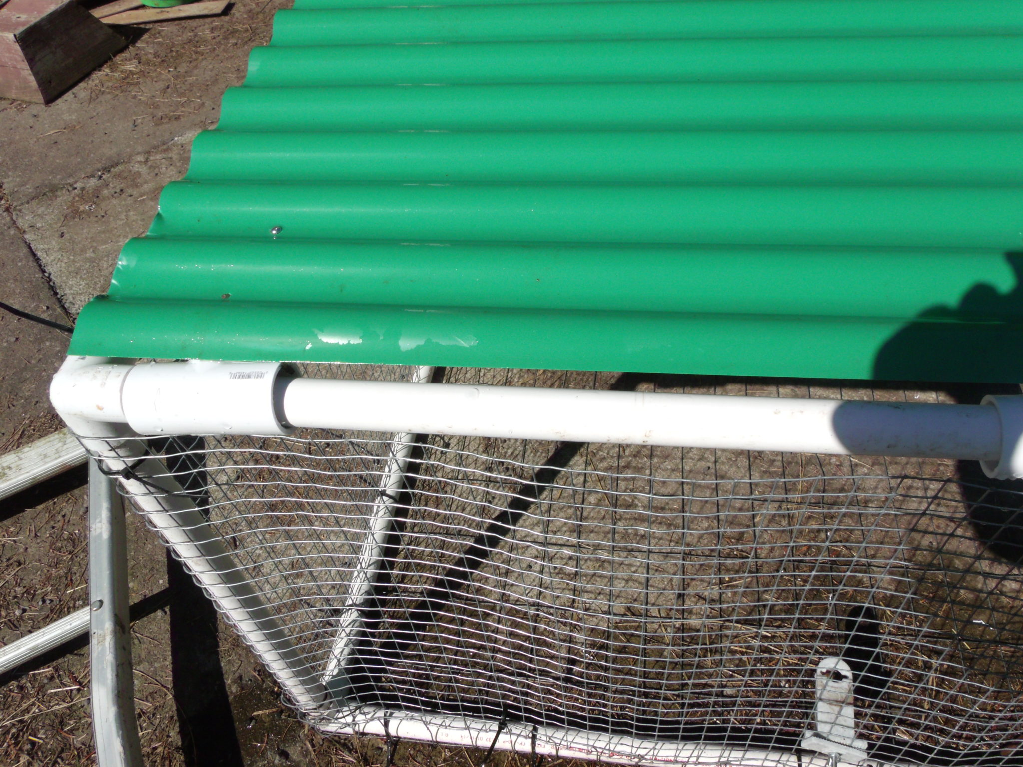 What is the PVC pipe on the roof?