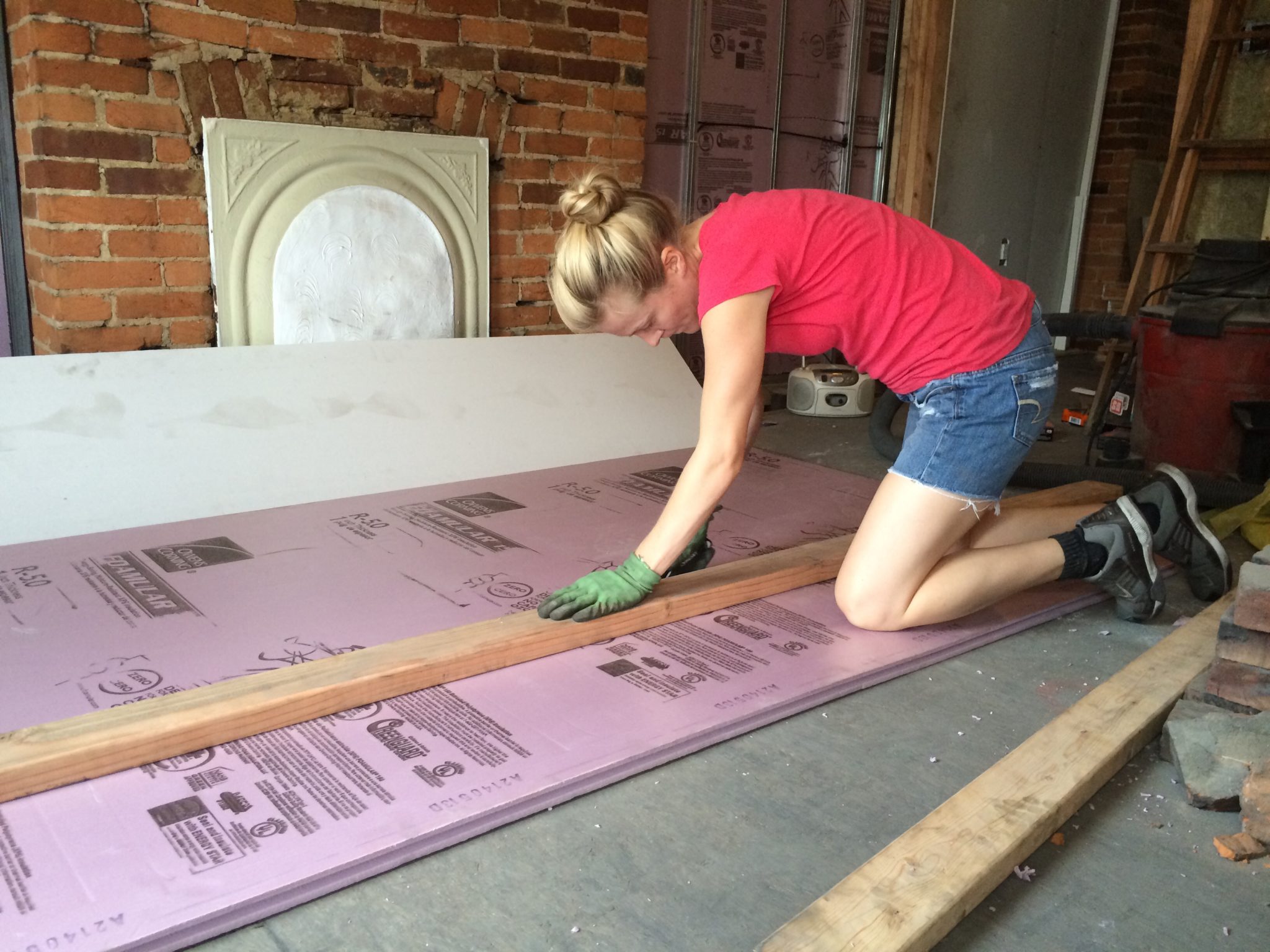 2 inch foam board insulation under mattress topper