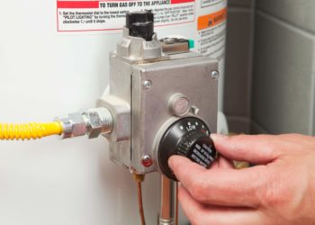 Can I enclose my gas water heater?