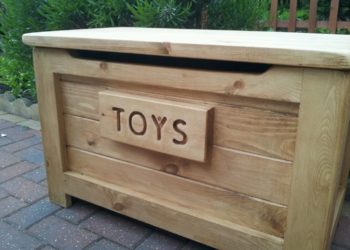 homemade wooden toy box