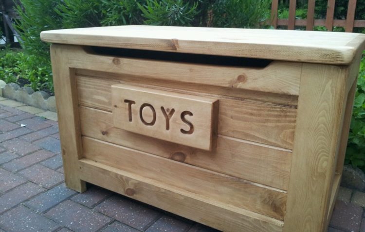 homemade wooden toy box