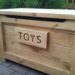 homemade wooden toy box