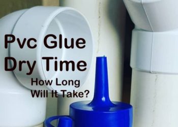 How long does it take rain or shine PVC glue to dry?