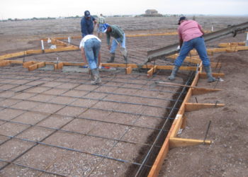 pouring a slab foundation