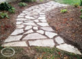 how to lay a flagstone garden path