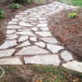 how to lay a flagstone garden path
