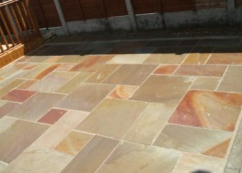 what can i use to clean sandstone paving