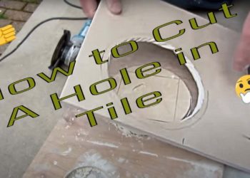 how do i cut a hole in ceramic tile