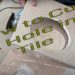 how do i cut a hole in ceramic tile
