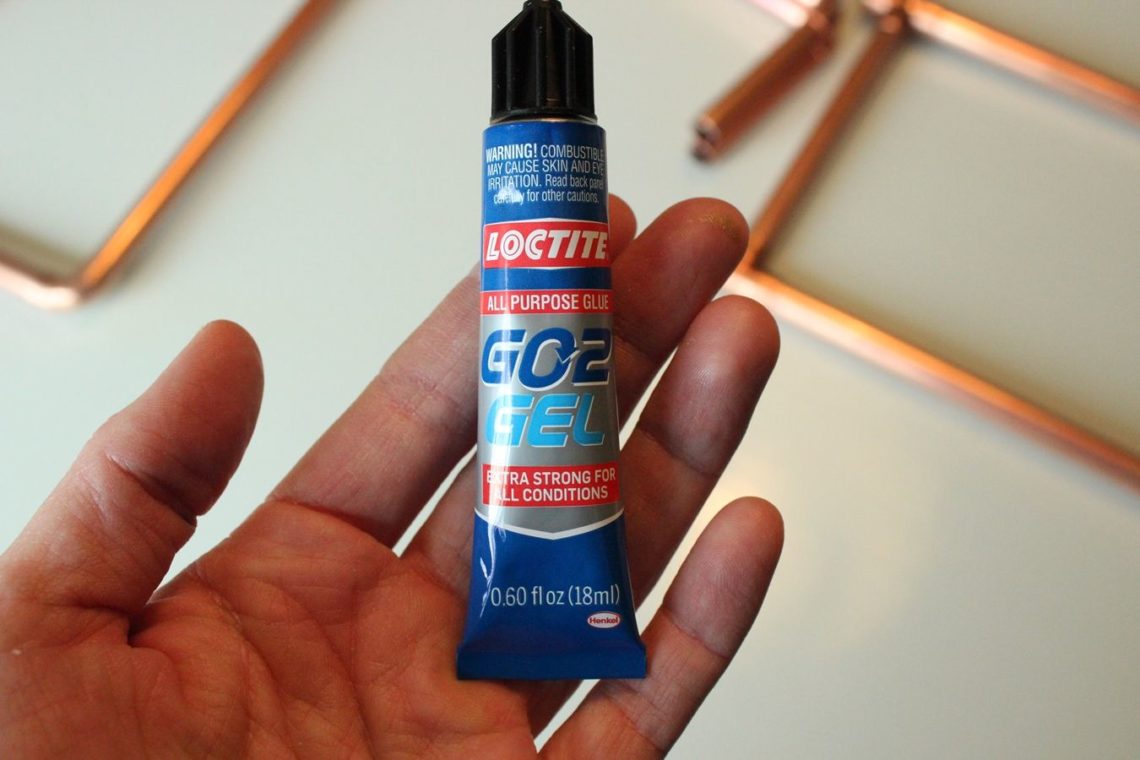 What is the best glue for copper?