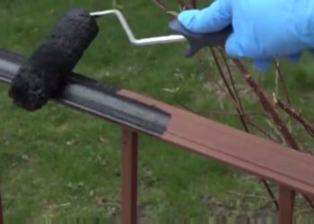 painting iron railing