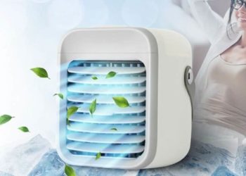 How long does the Blaux portable AC last?