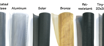 What material are screens made of?