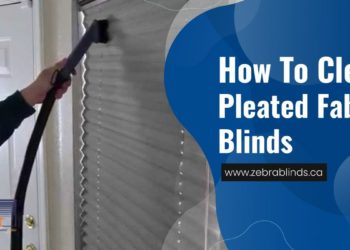 how to clean pleated cloth blinds