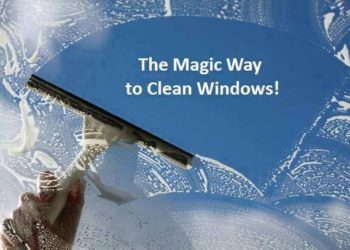best way to clean louvre windows