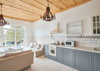 How do you clean painted cabinets without damaging them?