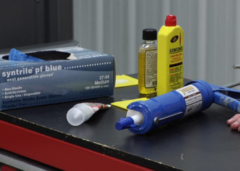 cleaning silicone caulk