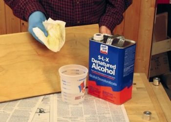 how to remove shellac from wood