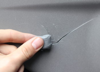 how to repair cracked plastic car dash