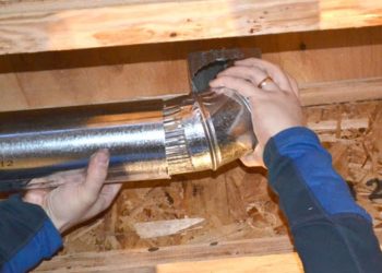 Can you run dryer vent under house?