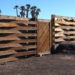 woven wood fence