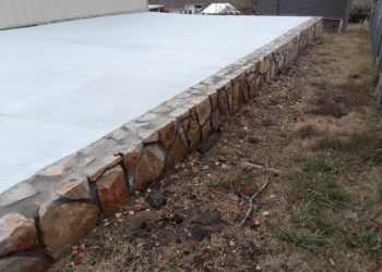 driveway retaining wall