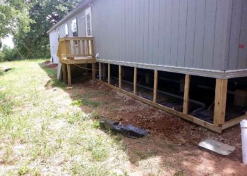 mobile home skirting installation