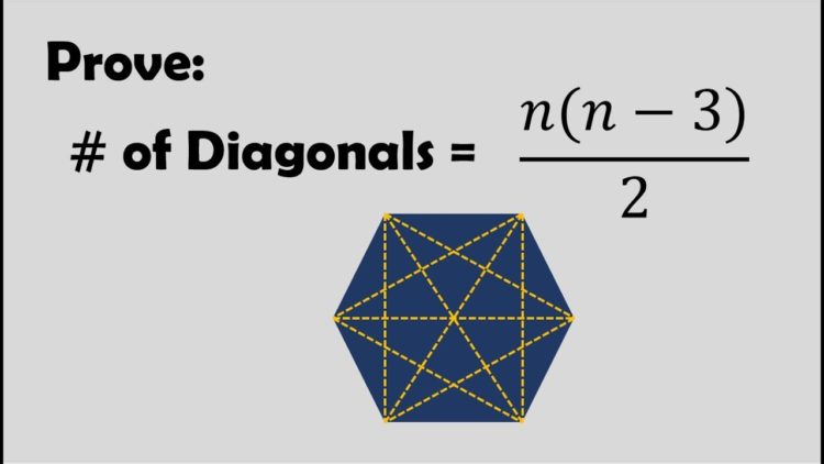 What is the diagonal formula?