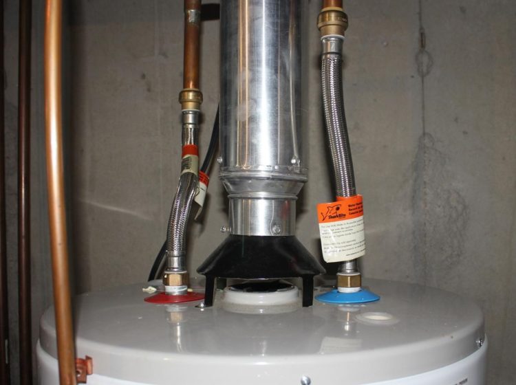 what is the diameter of a water heater