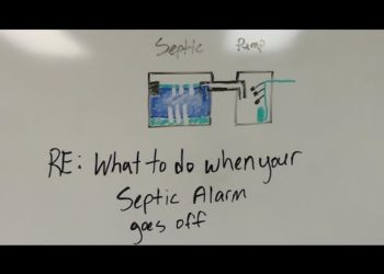 What do you do when your septic alarm goes off?