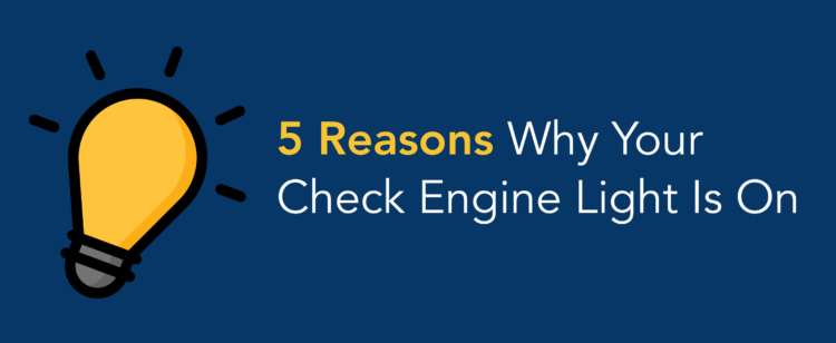 What are some reasons for check engine light?