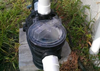 swimming pool pump air leak